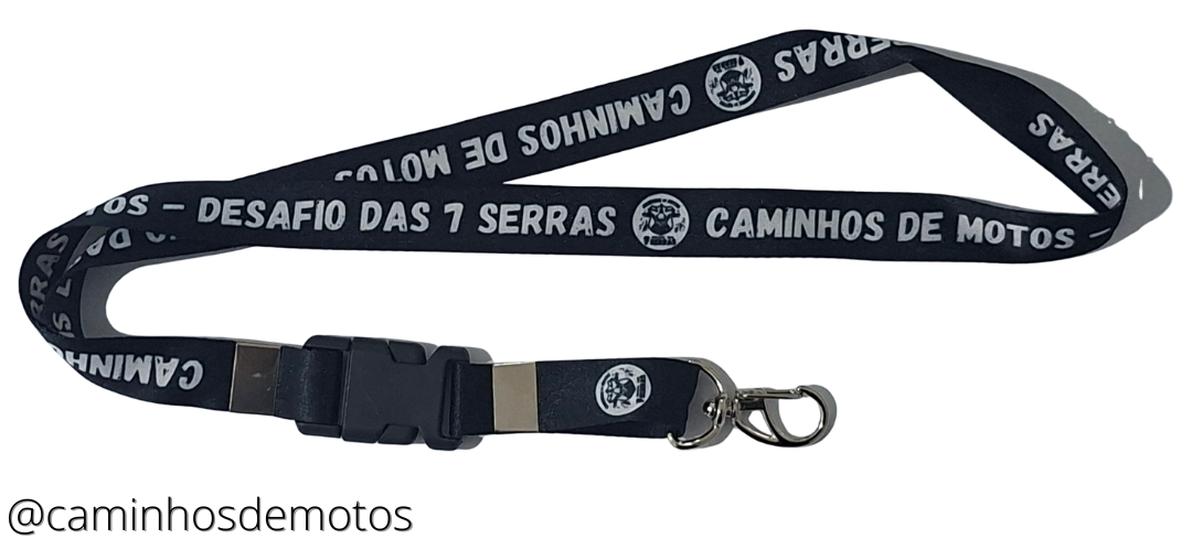 Chaveiro-cordão do Desafio das 7 Serras